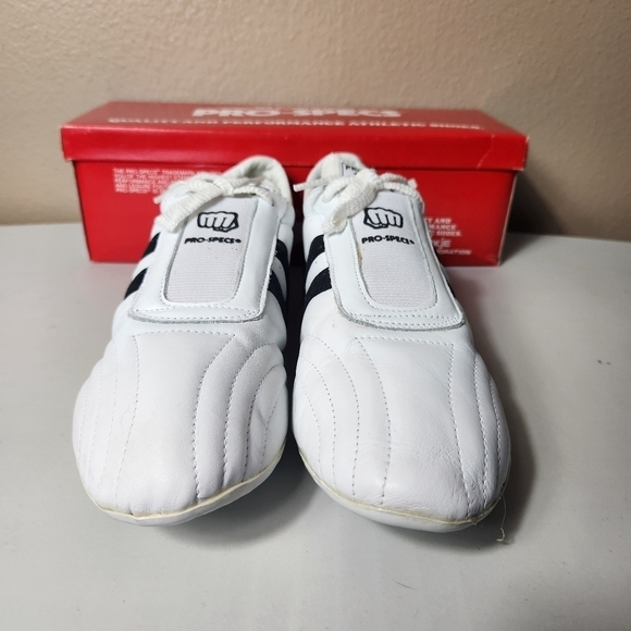 Pro-Specs Mens White Martial Arts Shoes-Size 13 - Picture 4 of 9